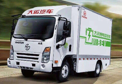 大運(yùn)純電動冷藏車